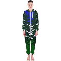 Flag Of Cascadia Hooded Jumpsuit (ladies)  by abbeyz71