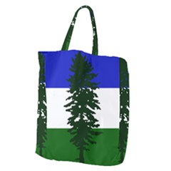 Flag Of Cascadia Giant Grocery Zipper Tote by abbeyz71