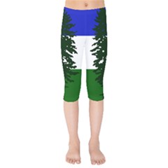 Flag Of Cascadia Kids  Capri Leggings  by abbeyz71