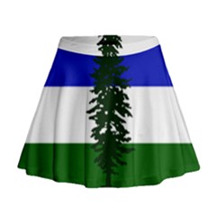 Flag 0f Cascadia Mini Flare Skirt