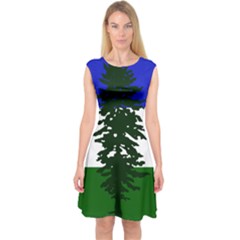 Flag 0f Cascadia Capsleeve Midi Dress by abbeyz71