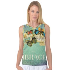 Embrace Shabby Chic Collage Women s Basketball Tank Top by NouveauDesign