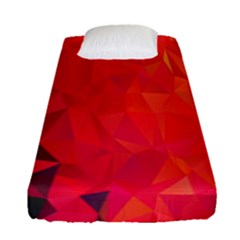 Triangle Geometric Mosaic Pattern Fitted Sheet (single Size)