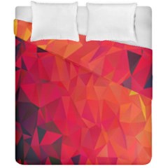 Triangle Geometric Mosaic Pattern Duvet Cover Double Side (california King Size) by Nexatart