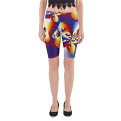 Mandelbrot Math Fractal Pattern Yoga Cropped Leggings