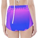 Abstract Bright Color High-Waisted Bikini Bottoms View2