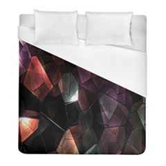 Crystals Background Design Luxury Duvet Cover (full/ Double Size)