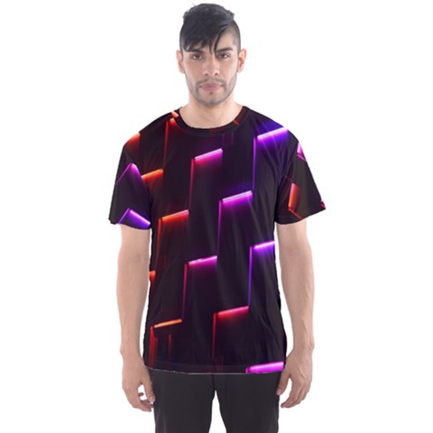 Mode Background Abstract Texture Men s Sports Mesh Tee by Nexatart