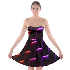 Mode Background Abstract Texture Strapless Bra Top Dress by Nexatart