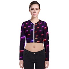 Mode Background Abstract Texture Bomber Jacket