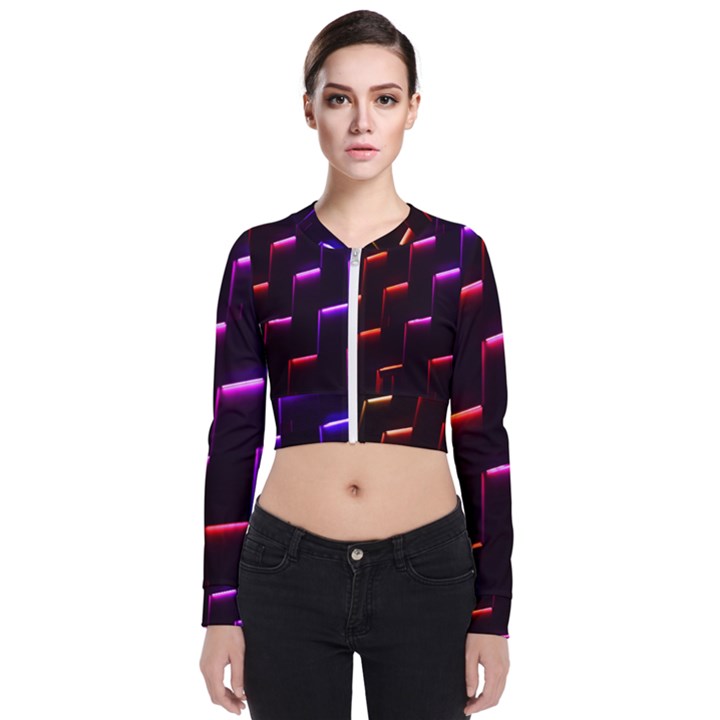 Mode Background Abstract Texture Bomber Jacket