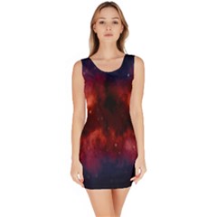 Astronomy Space Galaxy Fog Bodycon Dress