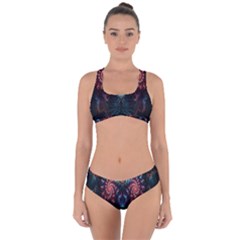 Abstract Background Texture Pattern Criss Cross Bikini Set by Nexatart