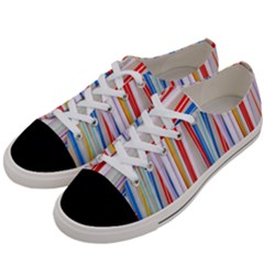 Background Decorate Colors Women s Low Top Canvas Sneakers