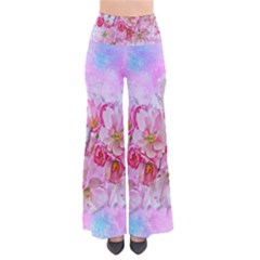 Nice Nature Flowers Plant Ornament Pants