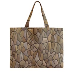 Tile Steinplatte Texture Zipper Mini Tote Bag by Nexatart