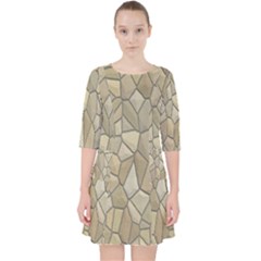 Tile Steinplatte Texture Pocket Dress