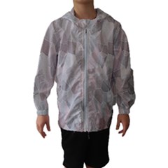 Pattern Mosaic Form Geometric Hooded Wind Breaker (kids) by Nexatart