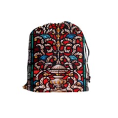 Decoration Art Pattern Ornate Drawstring Pouches (large) 