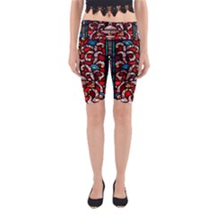 Decoration Art Pattern Ornate Yoga Cropped Leggings