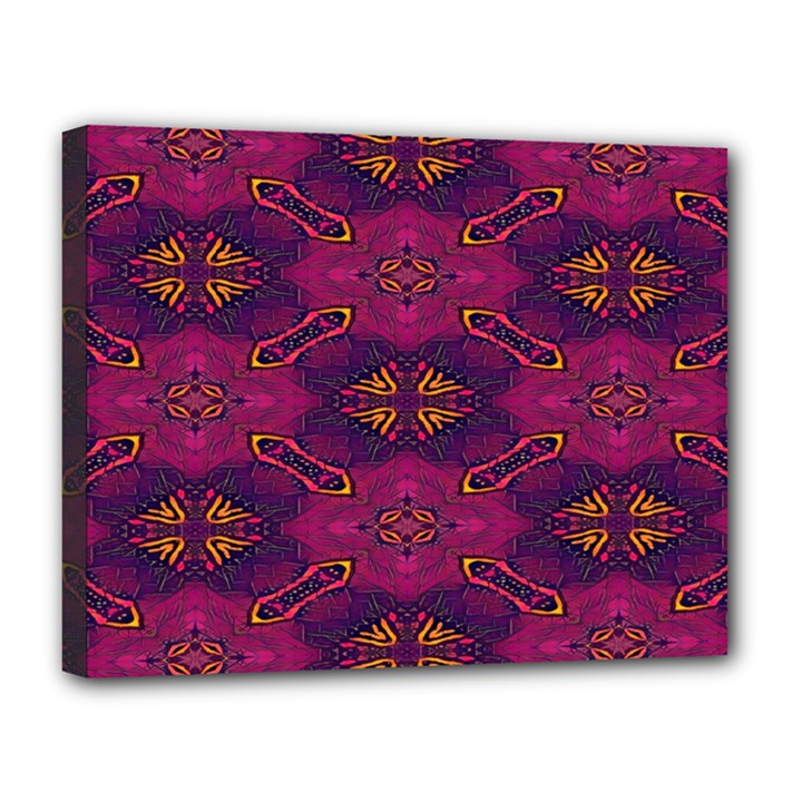 Pattern Decoration Art Abstract Canvas 14  x 11 