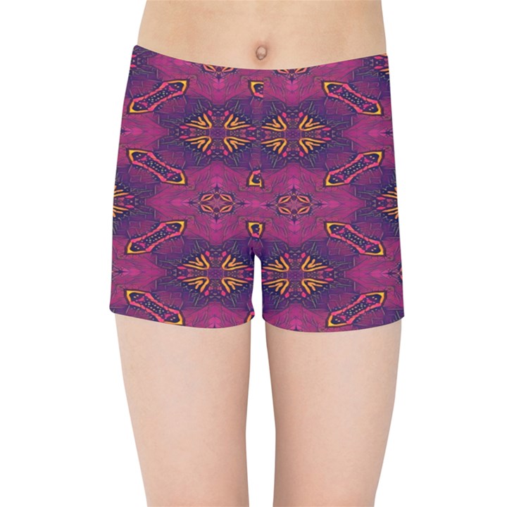 Pattern Decoration Art Abstract Kids Sports Shorts