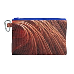 Abstract Fractal Digital Art Canvas Cosmetic Bag (large) by Nexatart