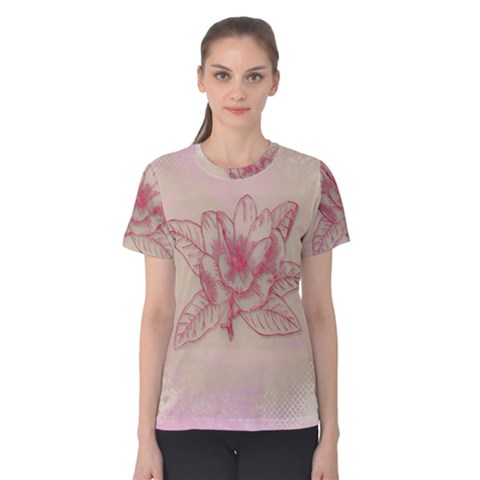 Desktop Background Abstract Women s Cotton Tee by Nexatart