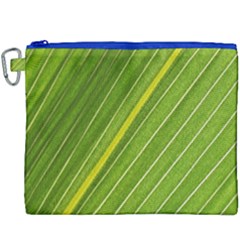 Leaf Plant Nature Pattern Canvas Cosmetic Bag (xxxl) by Nexatart