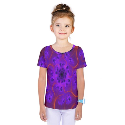 Fractal Mandelbrot Julia Lot Kids  One Piece Tee by Nexatart