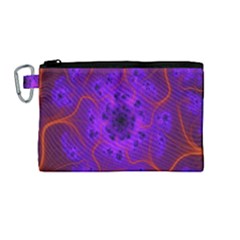 Fractal Mandelbrot Julia Lot Canvas Cosmetic Bag (medium)