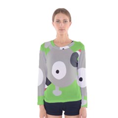 Magnemite (blue) Women s Long Sleeve Tee