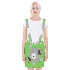 Magnemite (blue) Braces Suspender Skirt by SamEarl13