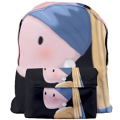 Girl With A Pearl Earring Giant Full Print Backpack by Valentinaart