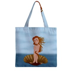 The Birth Of Venus Zipper Grocery Tote Bag by Valentinaart