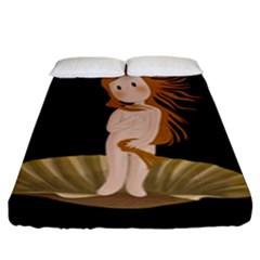 The Birth Of Venus Fitted Sheet (king Size) by Valentinaart