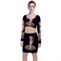 The Birth of Venus Long Sleeve Crop Top & Bodycon Skirt Set View1