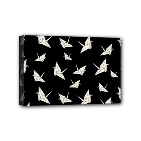 Paper Cranes Pattern Mini Canvas 6  X 4  by Valentinaart