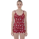 Paper cranes pattern Tie Front Two Piece Tankini View1