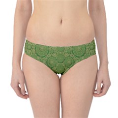 Stars In The Wooden Forest Night In Green Hipster Bikini Bottoms by pepitasart