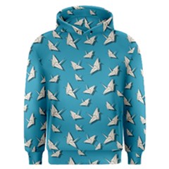 Paper Cranes Pattern Men s Overhead Hoodie by Valentinaart