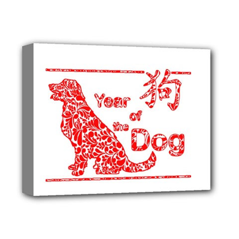 Year Of The Dog - Chinese New Year Deluxe Canvas 14  X 11  by Valentinaart