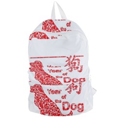 Year Of The Dog - Chinese New Year Foldable Lightweight Backpack by Valentinaart