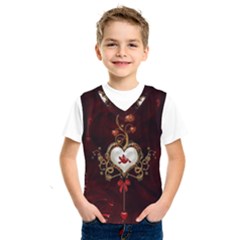 Wonderful Hearts With Dove Kids  Sportswear by FantasyWorld7