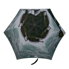 Sightseeing At Niagara Falls Mini Folding Umbrellas by canvasngiftshop