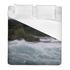 Sightseeing At Niagara Falls Duvet Cover (full/ Double Size) by canvasngiftshop