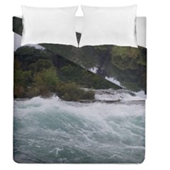 Sightseeing At Niagara Falls Duvet Cover Double Side (queen Size) by canvasngiftshop