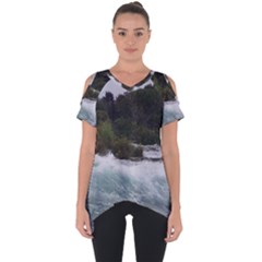 Sightseeing At Niagara Falls Cut Out Side Drop Tee by canvasngiftshop