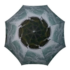 Sightseeing At Niagara Falls Golf Umbrellas by canvasngiftshop