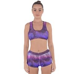 Ultra Violet Dream Girl Racerback Boyleg Bikini Set by NouveauDesign